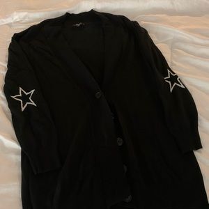 Nasty Gal Black Cardigan